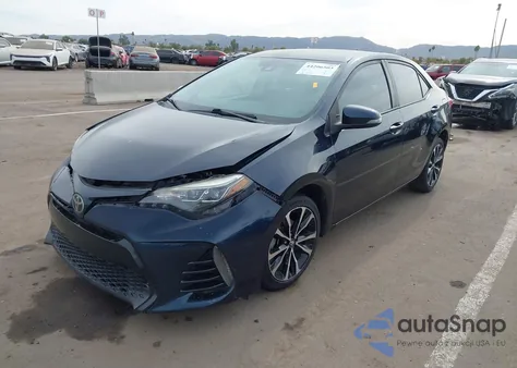 2017 Toyota Corolla Se from USA, damaged, VIN 2T1BURHE7HC833300